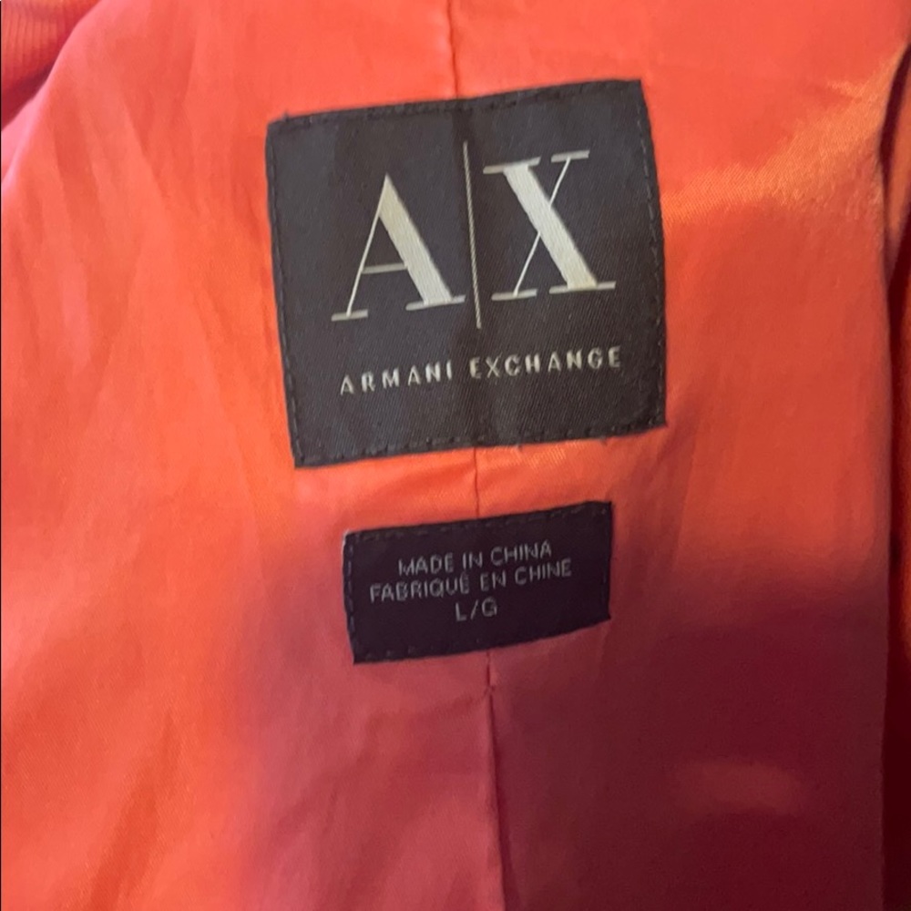 💕Armani Exchange💞Coral Spring Zip Jacket - Picture 5 of 5
